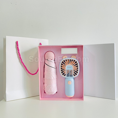 客製化風扇雨傘禮品套裝禮品