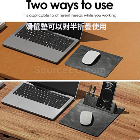 客製化PU手機支架滑鼠墊禮品