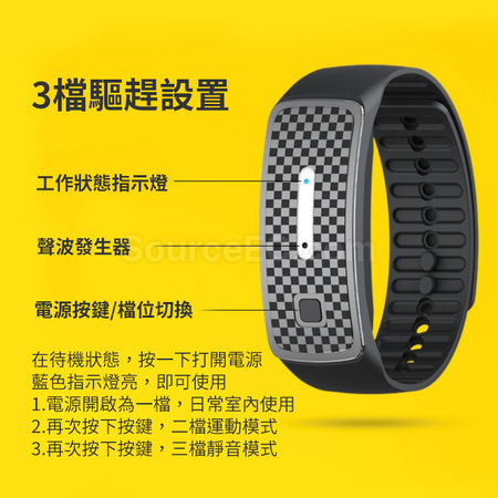 客製化超聲波驅蚊手錶禮品