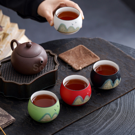 客製化陶瓷茶杯套裝禮品