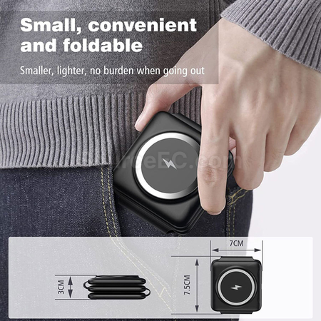 客製化三合一磁吸無線充電器禮品