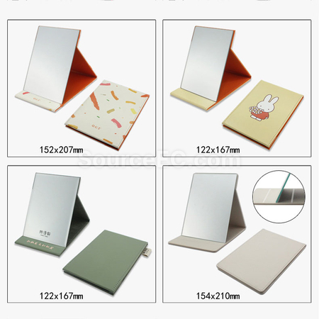 客製化PU套不銹鋼化妝鏡禮品