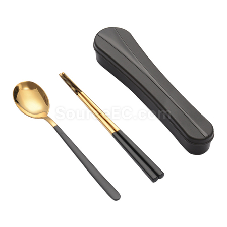 客製化便攜不鏽鋼餐具套裝禮品