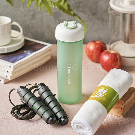 客製化運動水壺+跳繩+毛巾套裝禮品