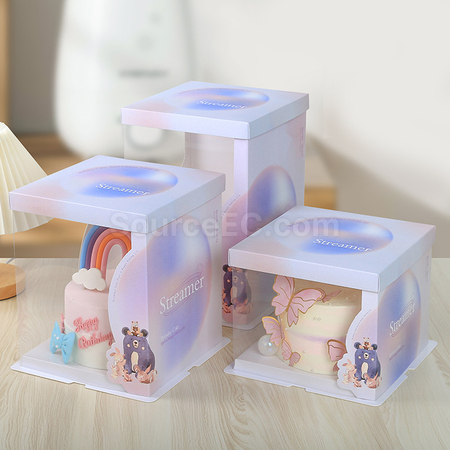 客製化方形半透明包裝盒禮品