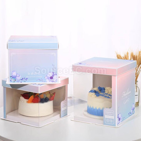 客製化方形半透明包裝盒禮品
