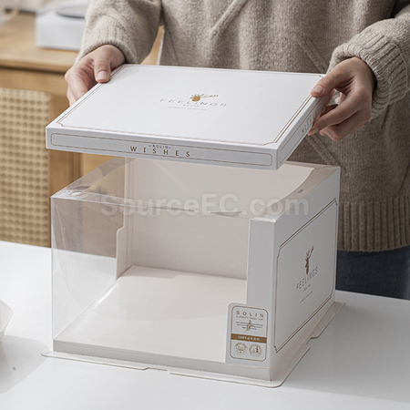 客製化方形半透明包裝盒禮品