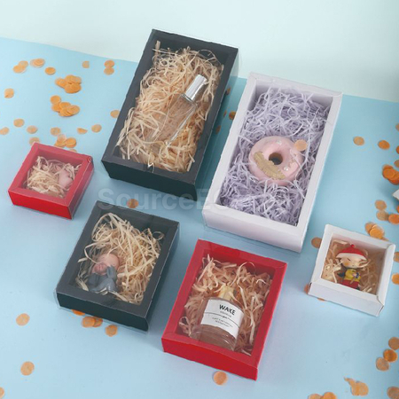 客製化抽屜式磨砂透明禮品盒禮品