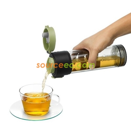 客製化550ML丹麥雙層泡茶防摔隨手杯禮品