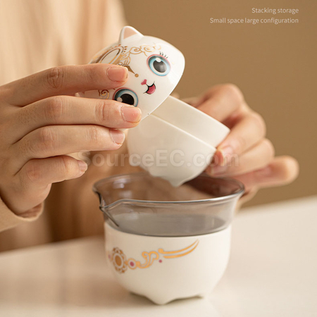 客製化瑞龍陶瓷茶具套裝禮品