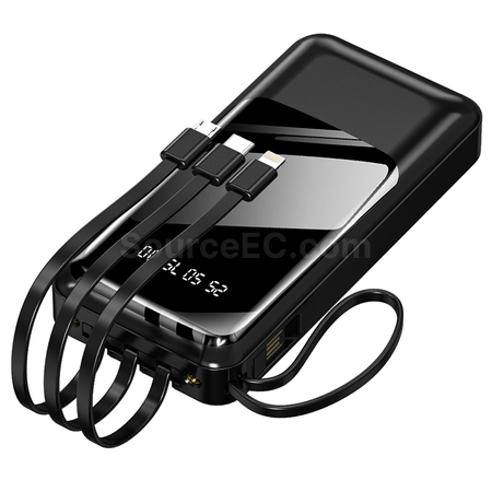 客製化自帶線移動電源禮品
