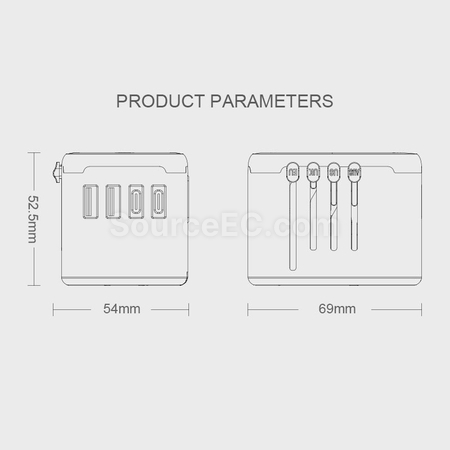 客製化旅行萬用轉換插頭禮品