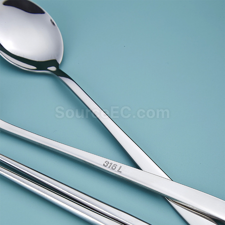 客製化316L 不銹鋼餐具套裝禮品