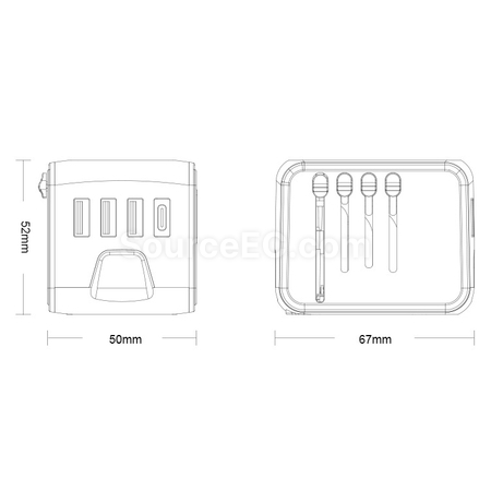 客製化旅行萬用轉換插頭禮品