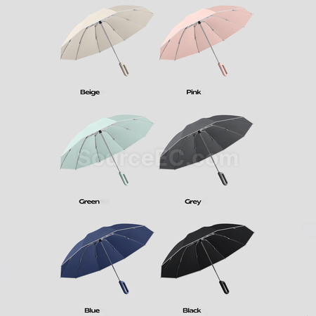 客製化三摺反向自動雨傘禮品