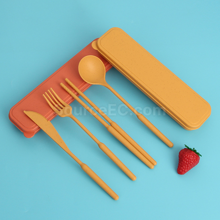 客製化麥稈餐具套裝禮品