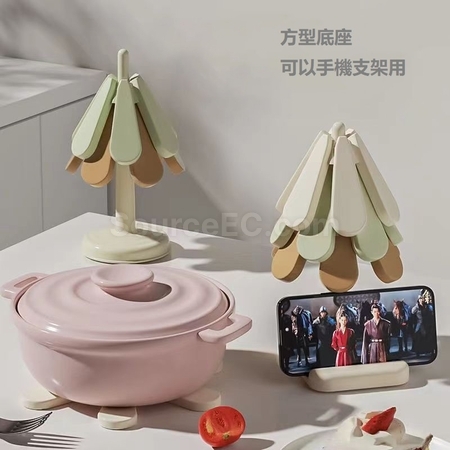 客製化矽膠隔熱餐墊鍋墊杯墊禮品