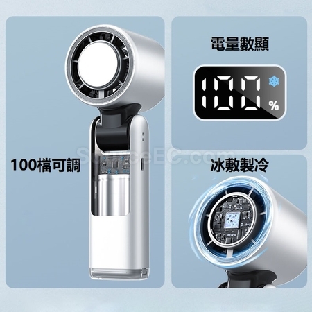 客製化便攜折疊冰敷風扇禮品
