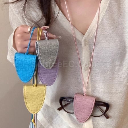 客製化PU 掛脖磁吸眼鏡夾禮品