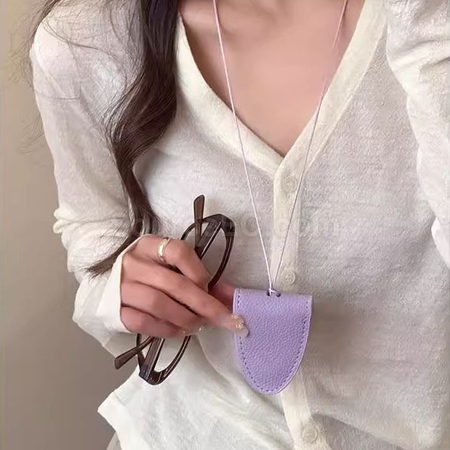 客製化PU 掛脖磁吸眼鏡夾禮品