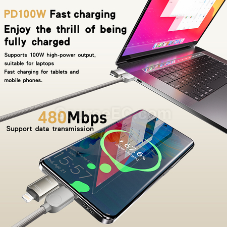 客製化磁吸收納四合一充電線禮品
