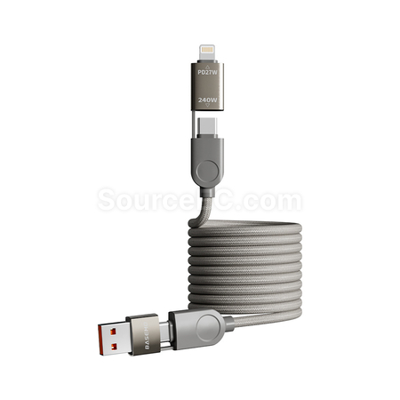 客製化磁吸收納四合一充電線禮品