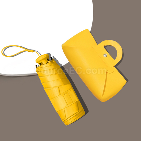 客製化拎包五摺黑膠雨傘禮品