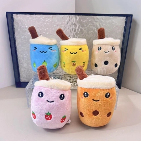 客製化珍珠奶茶吊飾鑰匙圈禮品