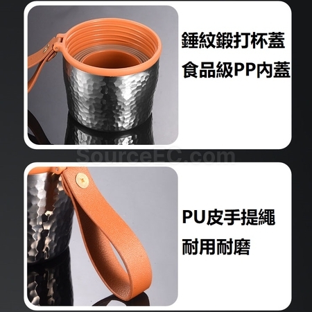 客製化350ML  便攜式茶水分離玻璃杯禮品