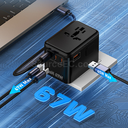 客製化快充旅行萬用轉換插頭禮品