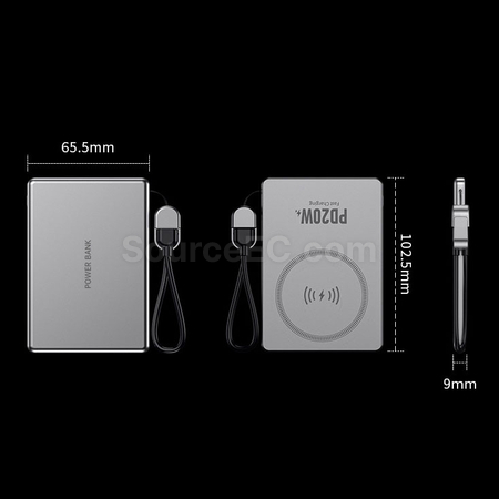客製化3C認證磁吸移動電源禮品