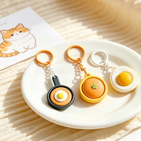 客製化減壓按鍵鑰匙扣禮品