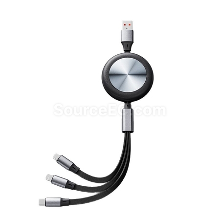 客製化超薄三合一伸縮充電線禮品