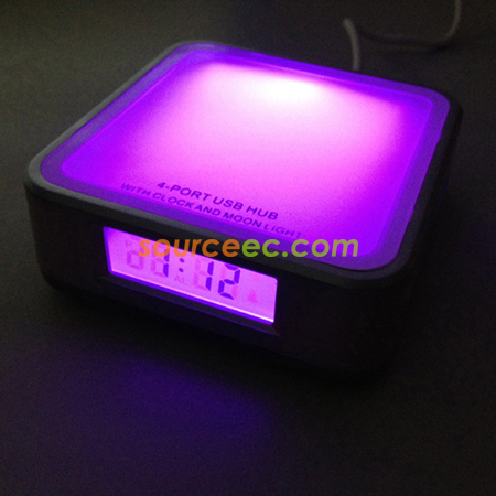 幻彩燈鬧鐘USB分享器