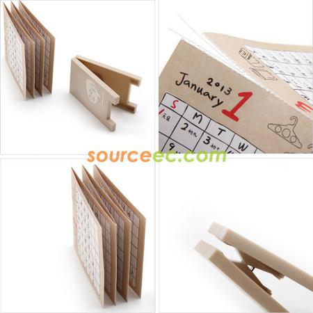 客製化簡約創意月曆禮品