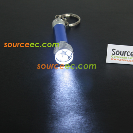 客製化帶鑰匙圈手電筒禮品