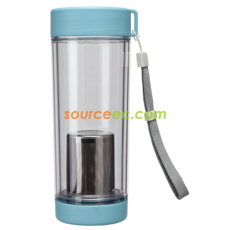 客製化500ML雙層密封隨身茶杯禮品