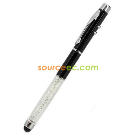 客製化LED+鐳射水晶筆禮品