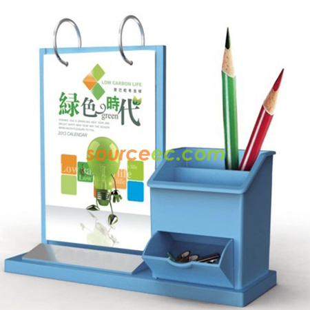 創意筆筒枱曆