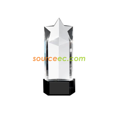 客製化銀河之星水晶獎杯禮品