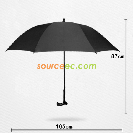 客製化銀膠手杖連雨傘禮品
