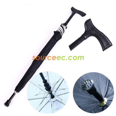 客製化銀膠手杖連雨傘禮品