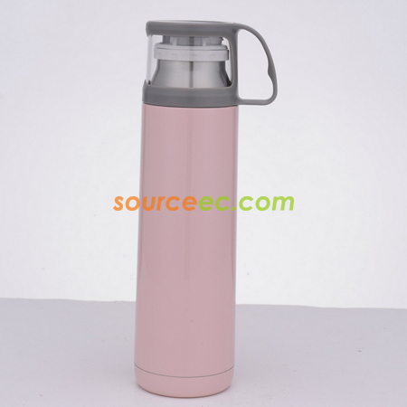 客製化500ML帶杯保溫壺禮品