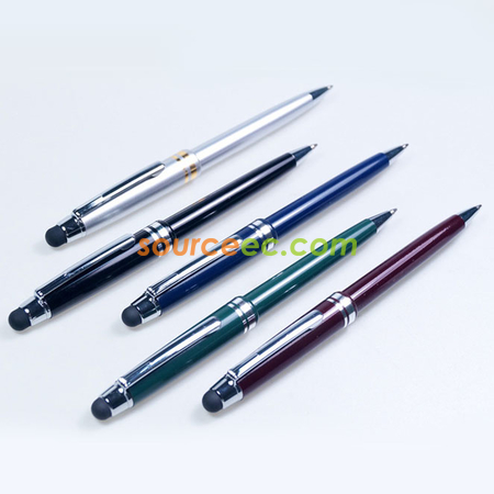 客製化塑膠按動觸控原子筆禮品