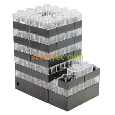 客製化Gattola 3合1積木發光筆座/手機座(組合色)禮品