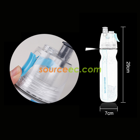 客製化500ML噴水運動水樽禮品