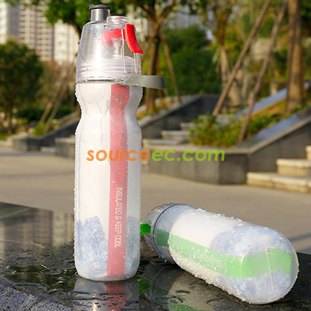 客製化500ML噴水運動水樽禮品