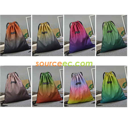 客製化漸變色抽繩袋禮品