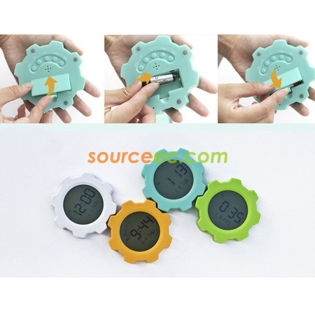 客製化吸牆鬧鐘禮品