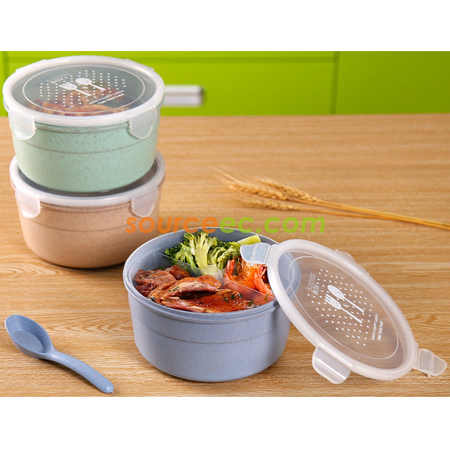 客製化小麥秸稈飯盒禮品